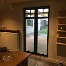 Afwerken Alu Raam Met Gipskartonplaat